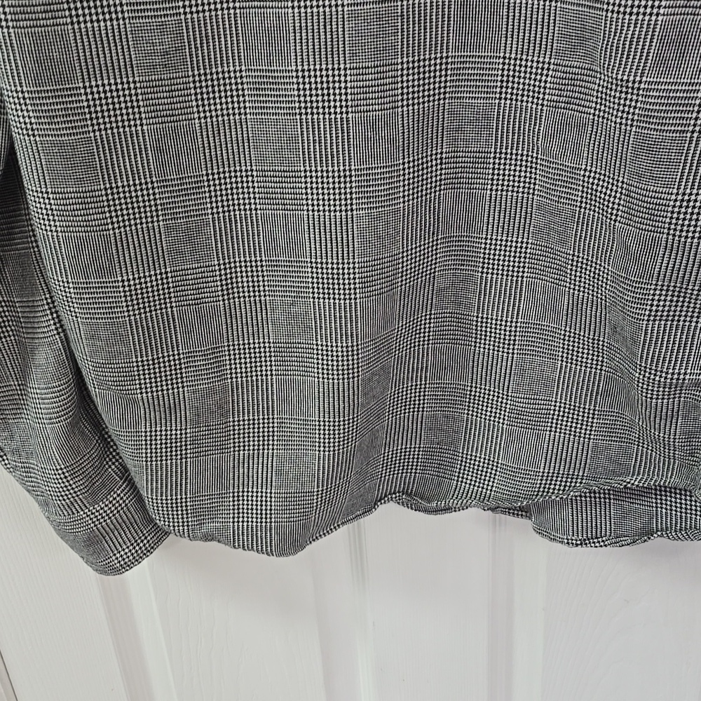 Brave Soul London Prince of Wales Men's Checkered Shirt Black Size Small - Picture 11 of 14